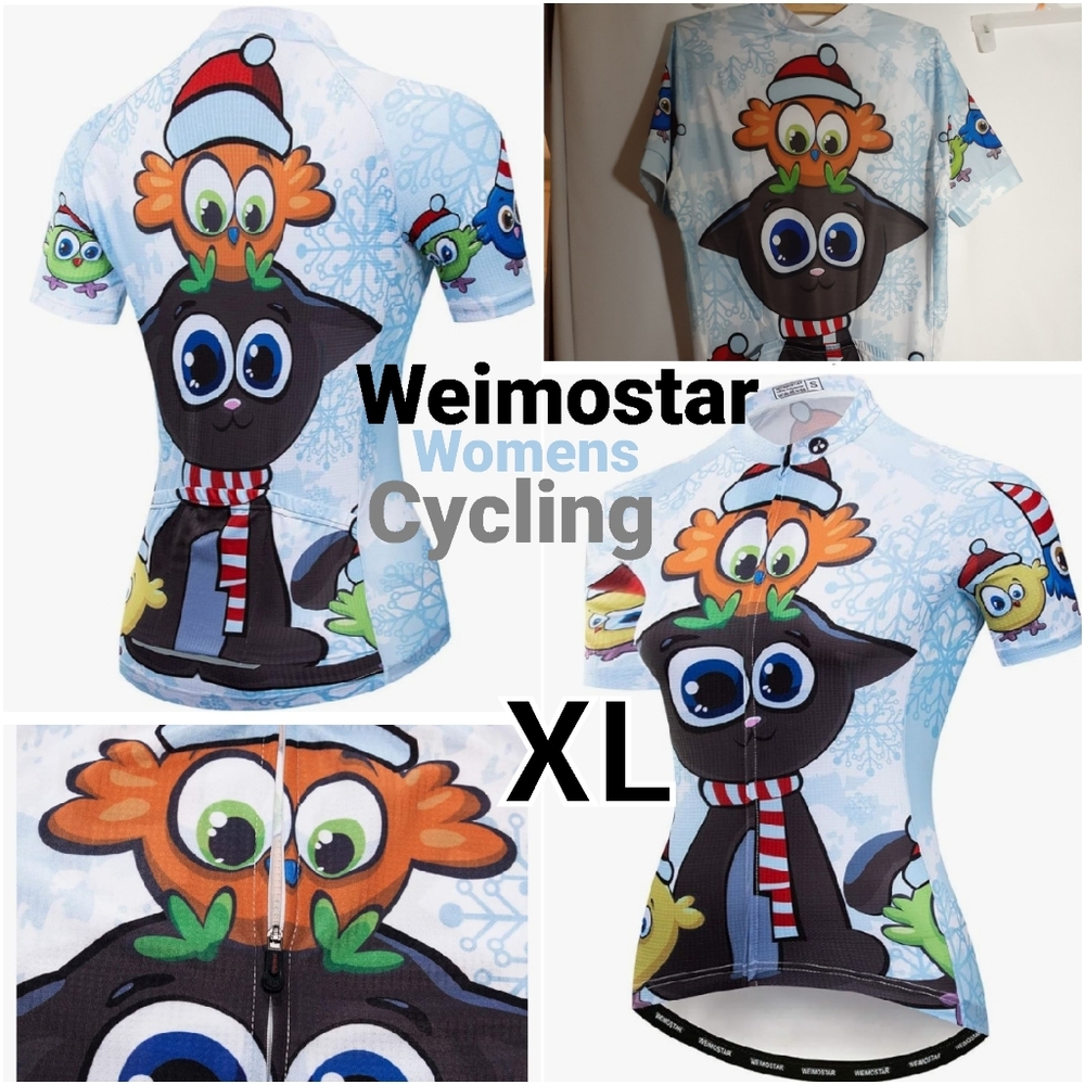 NWT Women's XL Cycling Jersey Short Sleeve Weimostar Brand